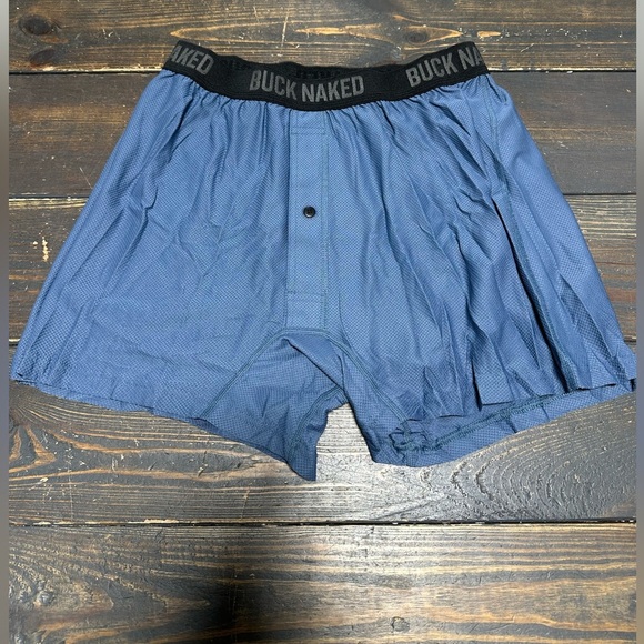 Duluth Trading Men's Buck Naked Boxer Briefs - Color Blue Mercury - Size M - Picture 1 of 5